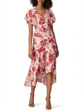 Parker Vivi Dress Silk Floral Dress 16